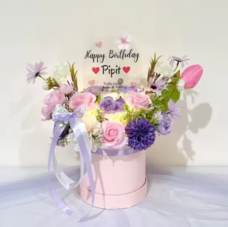 Bloom Box Akrilik Ucapan Ulang Tahun Tanjung Pinang